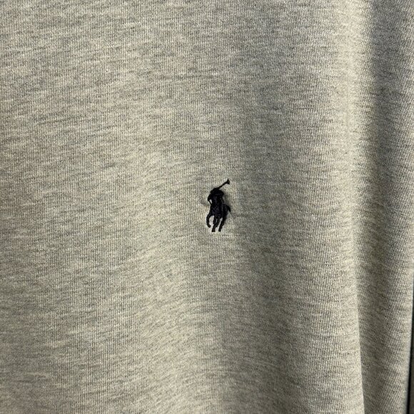 Vintage Polo Ralph Lauren Crew Neck Sweatshirt Mens 2XL Tall Gray - Picture 4 of 11